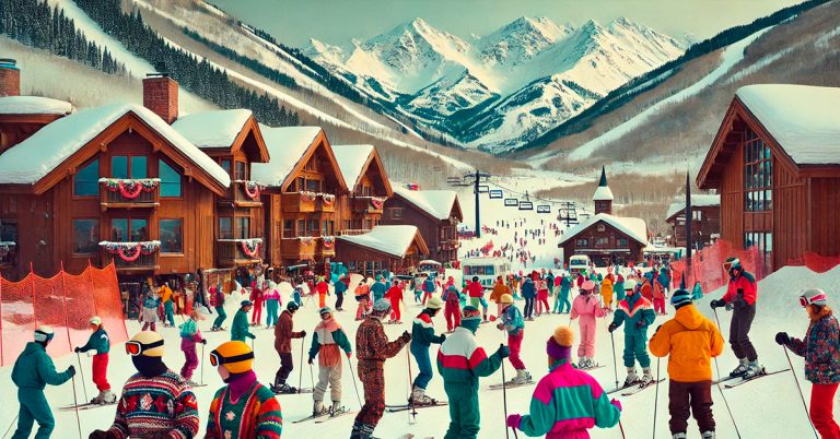 AI-generated Ski resort in Colorado